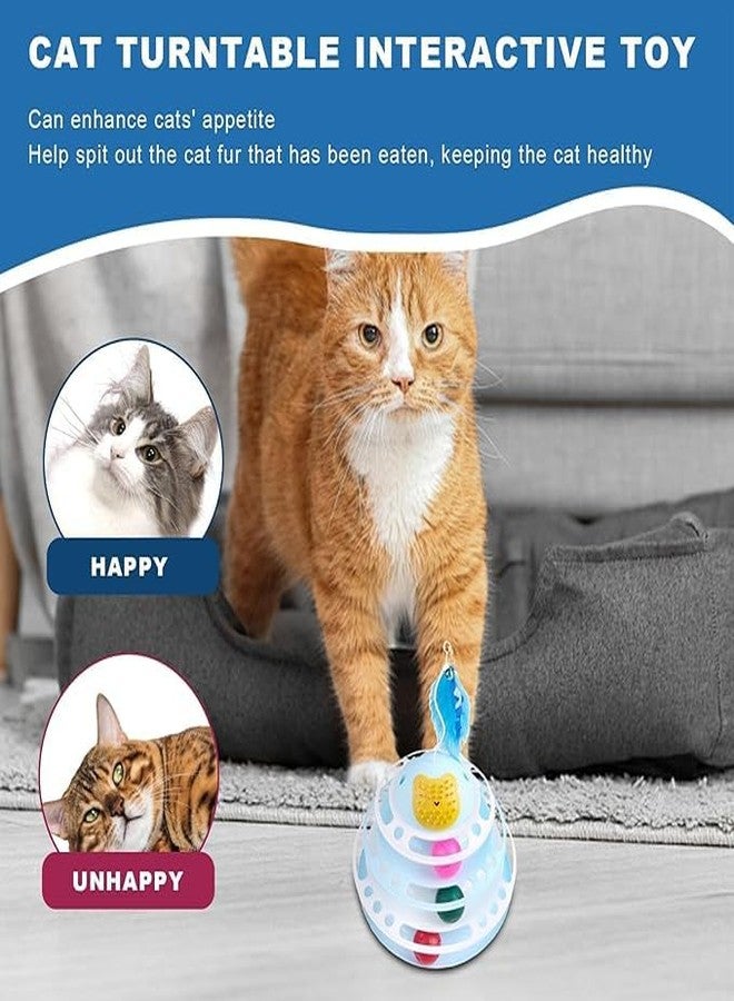 BohoBark 3-in-1 Interactive Cat Toy for Indoor Cats - Exciting Teaser Wand, Ball Track, Sturdy and Safe - Ultimate Mental and Physical Stimulation - Image 5